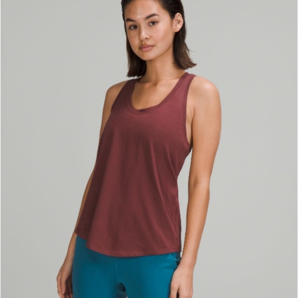Women's Lululemon Burgundy Love Tank Top